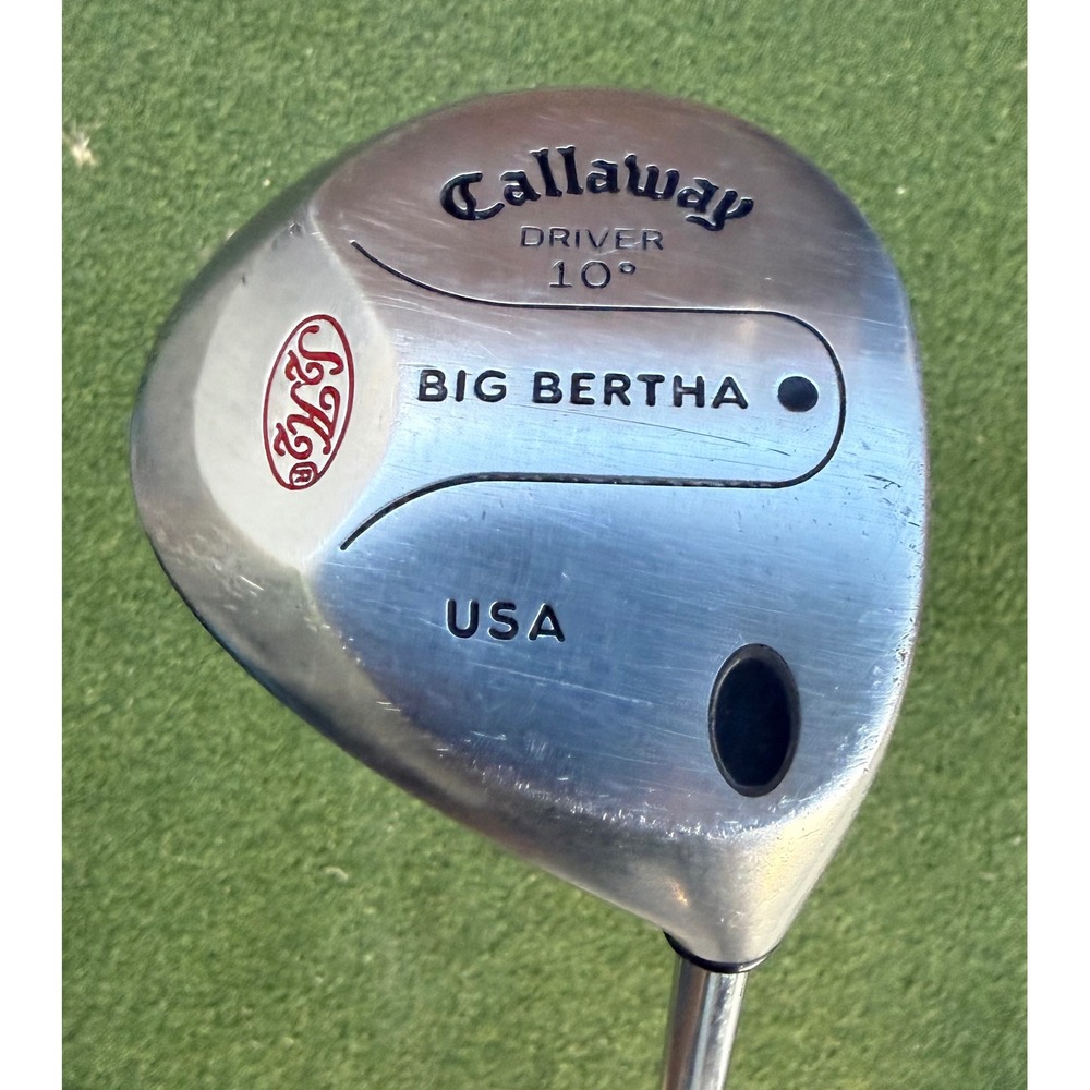 Callaway Big Bertha Driver 10 Degree Memphis‎ 10 Steel Shaft Right Hand 43in